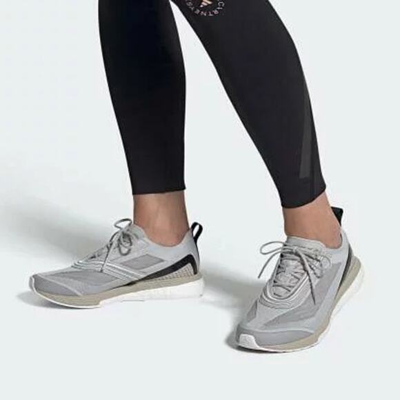 Adidas x Stella McCartney Adizero Boston Women's Sneakers in Grey Size 9 GUC - Picture 2 of 6